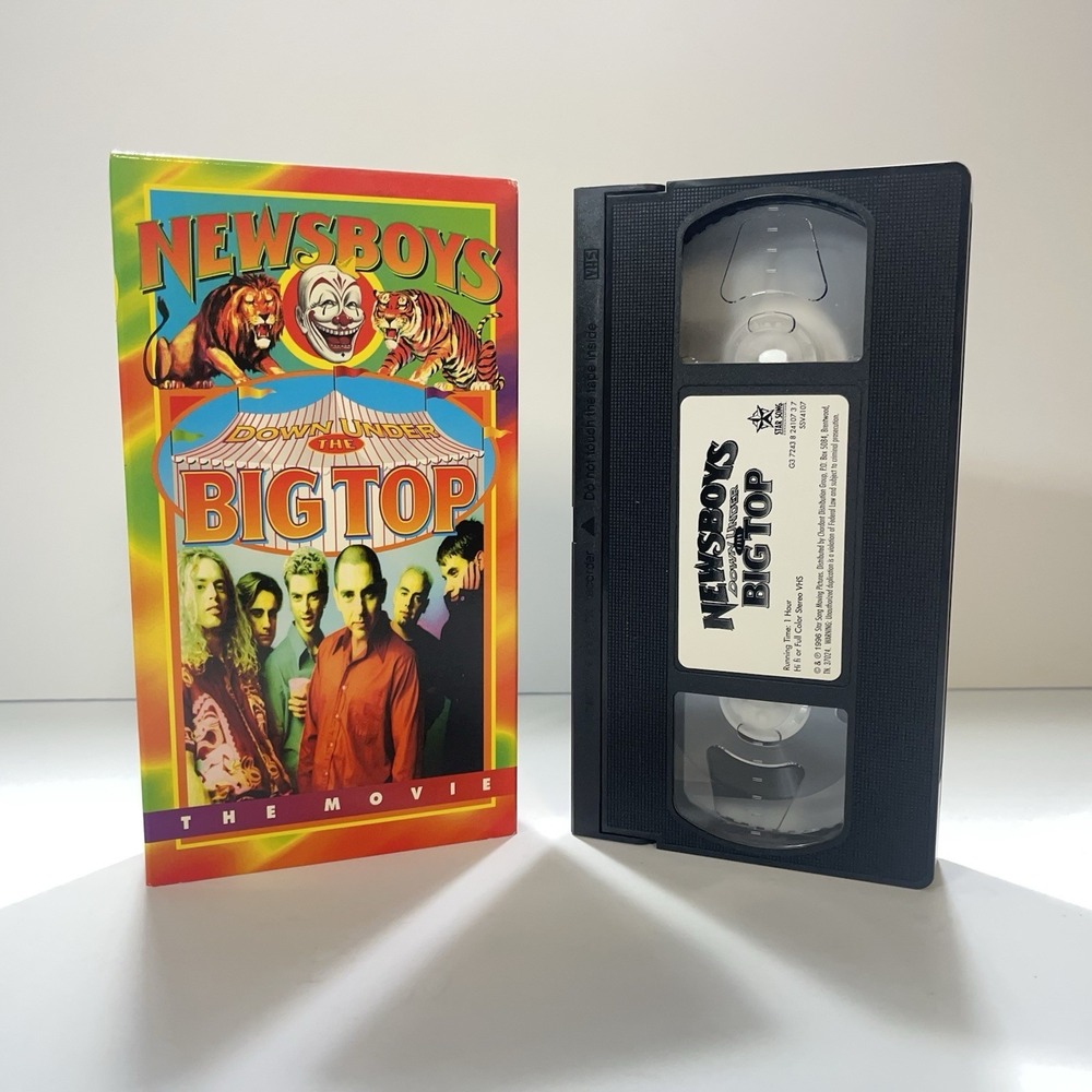 Newsboys: Down Under The Big‎ Top 1996 VHS Peter Furler